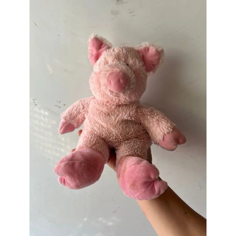 Weighted pig, plush microwave